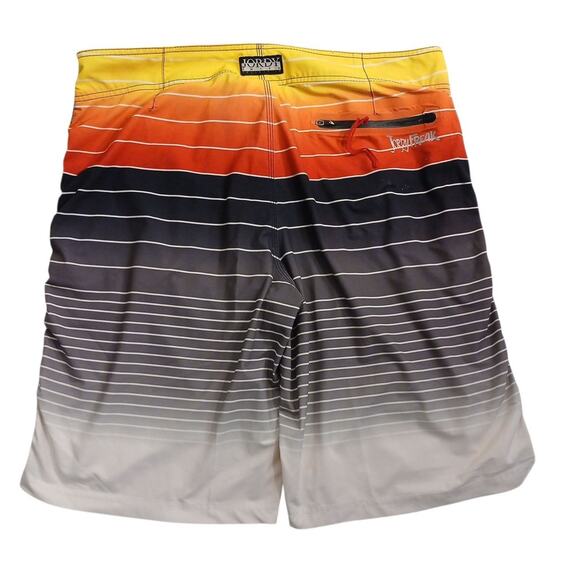 O'Neill Jordy Smith Freak Collection Board Shorts Mens 36 Rasta Raggae Tropical - Picture 4 of 16